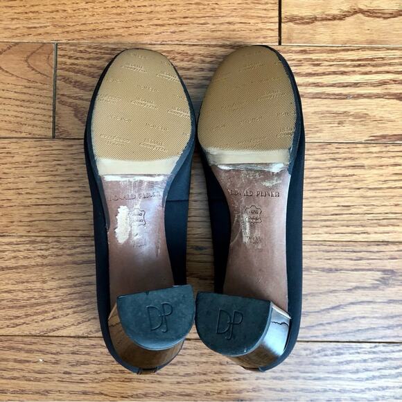 DONALD PLINER Corin Mid Block Heel Black Pump Women’s Size 7 (37.5) - Picture 9 of 10